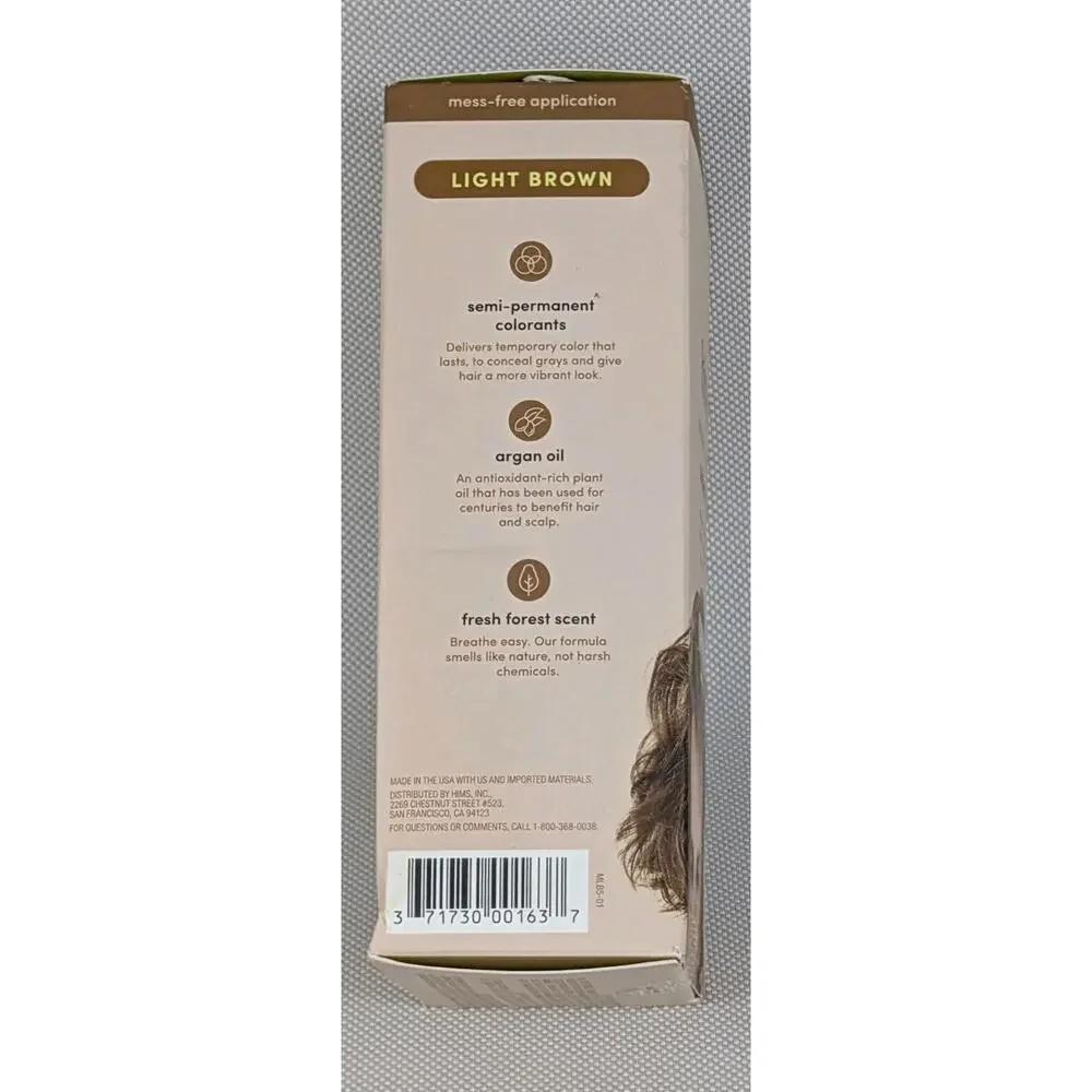 Hims Hair Color & Conditioner Under Cover Light Brown 5oz Lot of 3